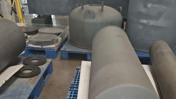 SIC tubo de proceso para procesos tales como semiconductor y difusión fotovoltaica proceso de recolección de oxidación