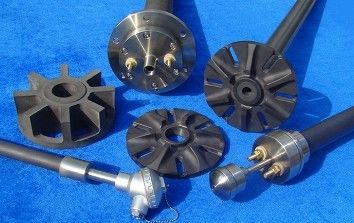 Si3N4 Nitruro de silicio Material cerámico para desgasificación de aluminio fundido Tubo y rotor Eliminar el hidrógeno del aluminio fundido